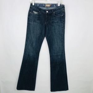 Paige Hollywood Hills Classic Rise Boot Cut Jeans